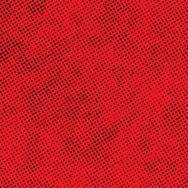 red grunge halftone background