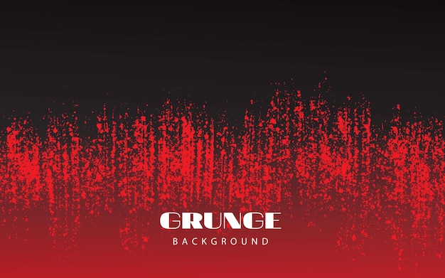 Free vector red grunge texture in black and red gradient background