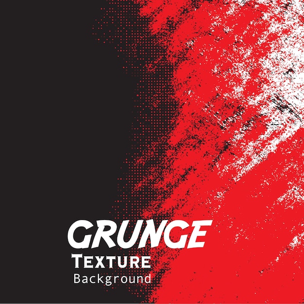 red grunge with halftone background
