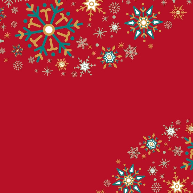 Red holiday design background vector