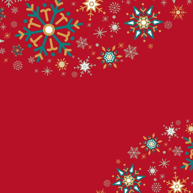 Red holiday design background vector