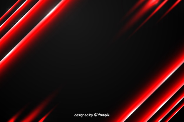 Red lights background geometric style