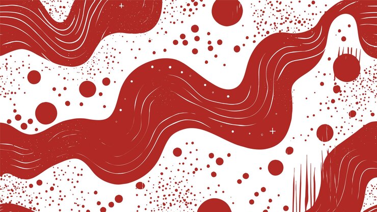Free Vector red liquid ink wallpaper