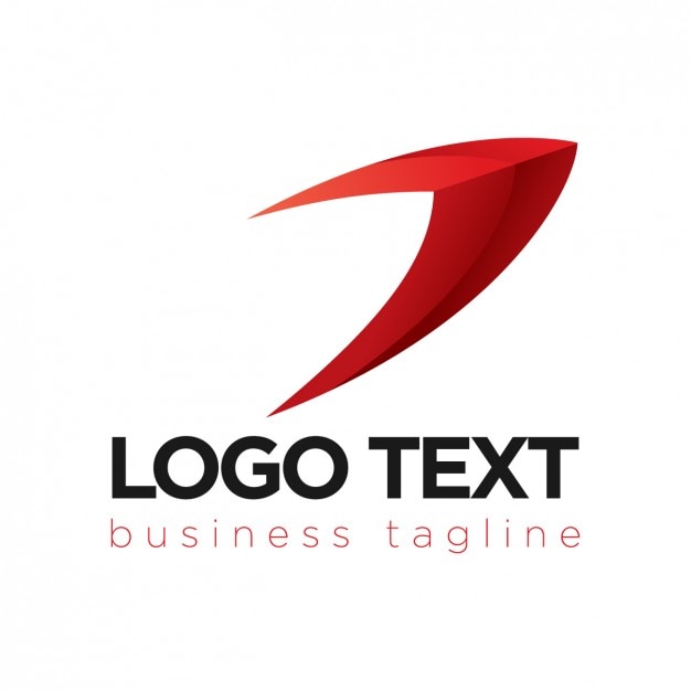 Free vector red logotype design