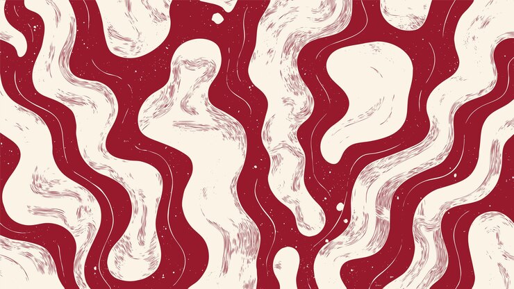 Free Vector red marbling illustration