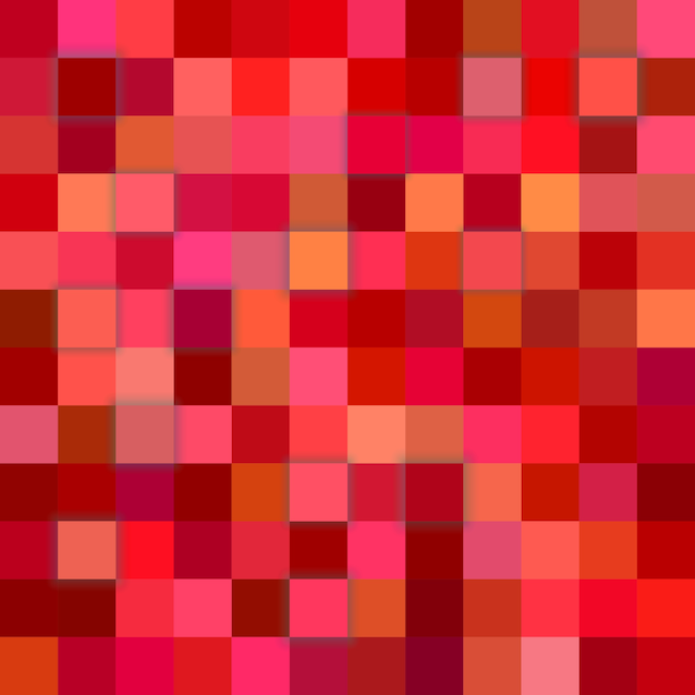 Red mosaic background