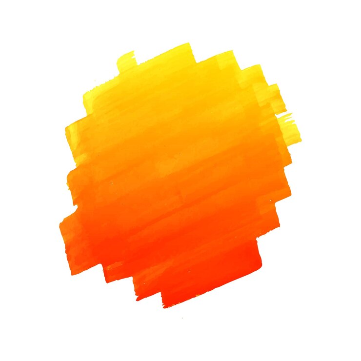 Free Vector red and orange brush stroke watercolor design