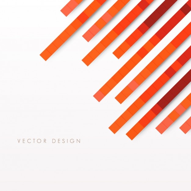 Free vector red and orange little squares background