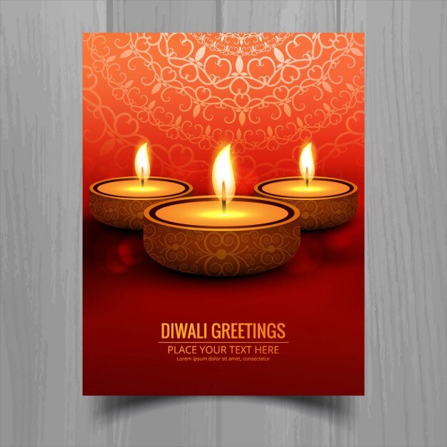 Brochure happy diwali