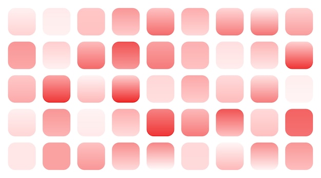 Red pink gradients swatches big set
