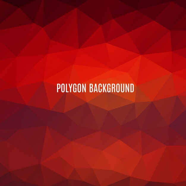 Free vector red polygonal background