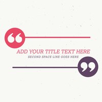 Free vector red and purple text template