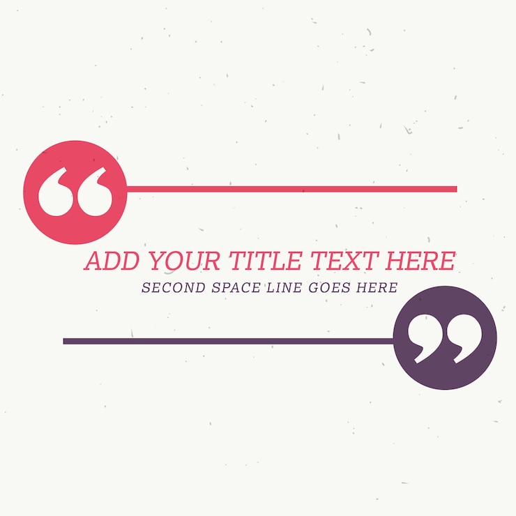 Free Vector red and purple text template