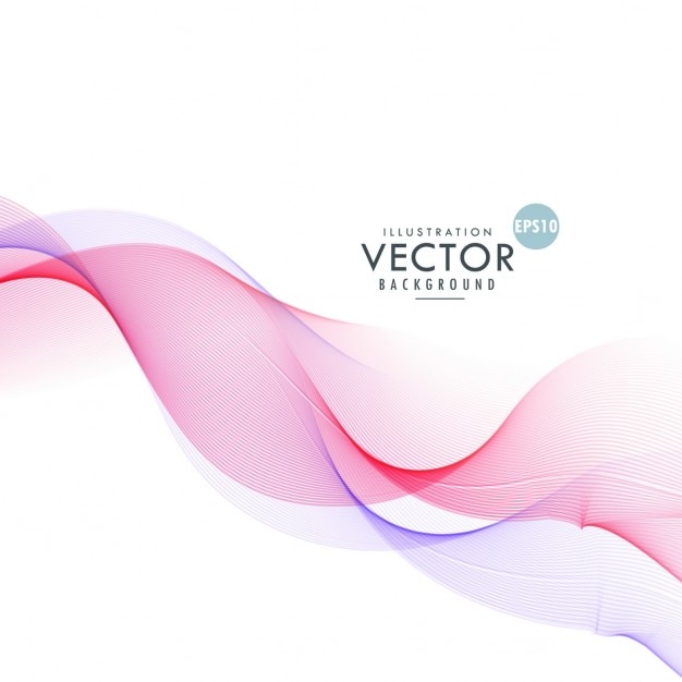 Free vector red and purple wavy background