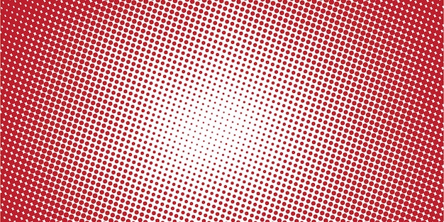 red retro comics halftone background