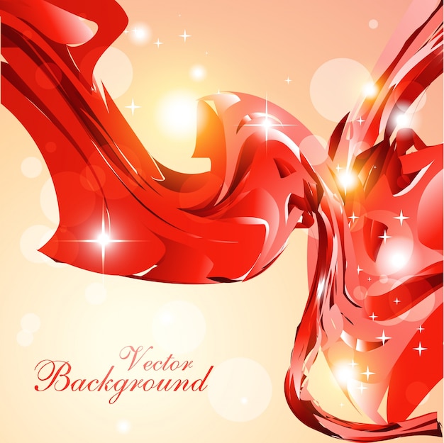 Red shiny curvy background