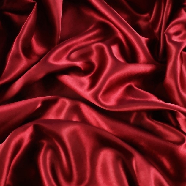 免费矢量红色丝绸的背景