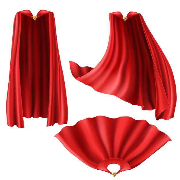 Red superhero capes