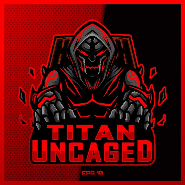 Download Free Red Titan Monster Esport And Sport Mascot Logo Design In Modern Use our free logo maker to create a logo and build your brand. Put your logo on business cards, promotional products, or your website for brand visibility.