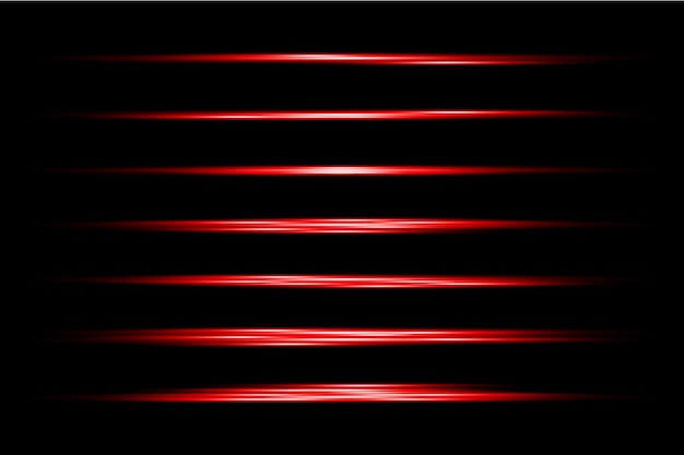 Красный прозрачный свет линзы вспышки дизайн eps