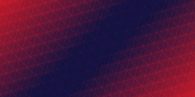 Red triangular shape and line pattern background