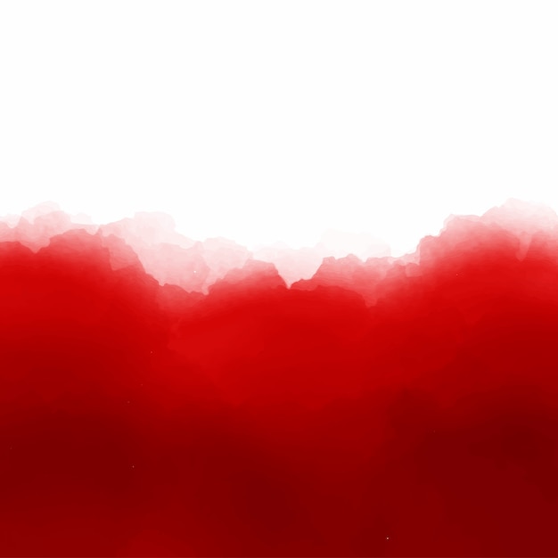 Red watercolor background with space