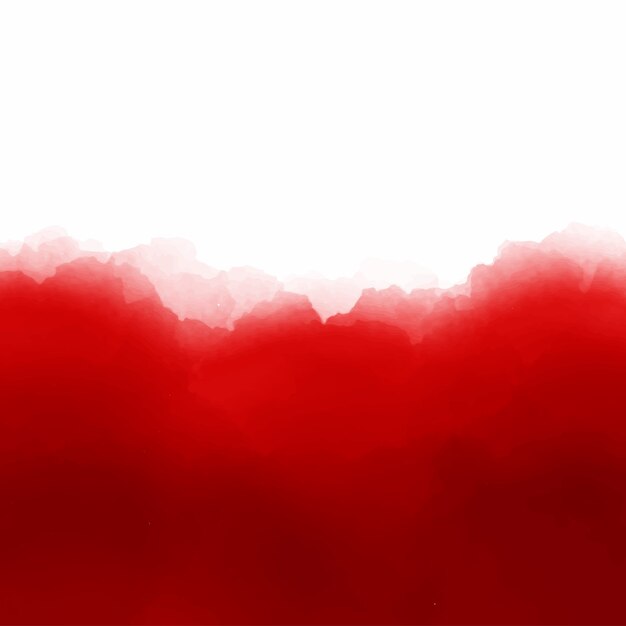 Red watercolor background with space