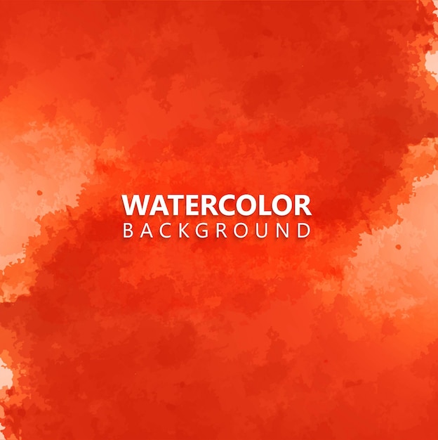 Free vector red watercolor background