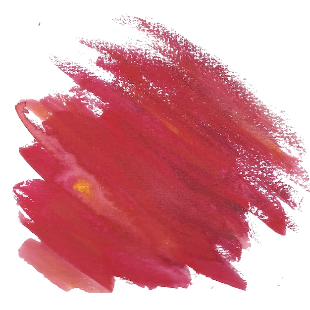 Free vector red watercolor brush background