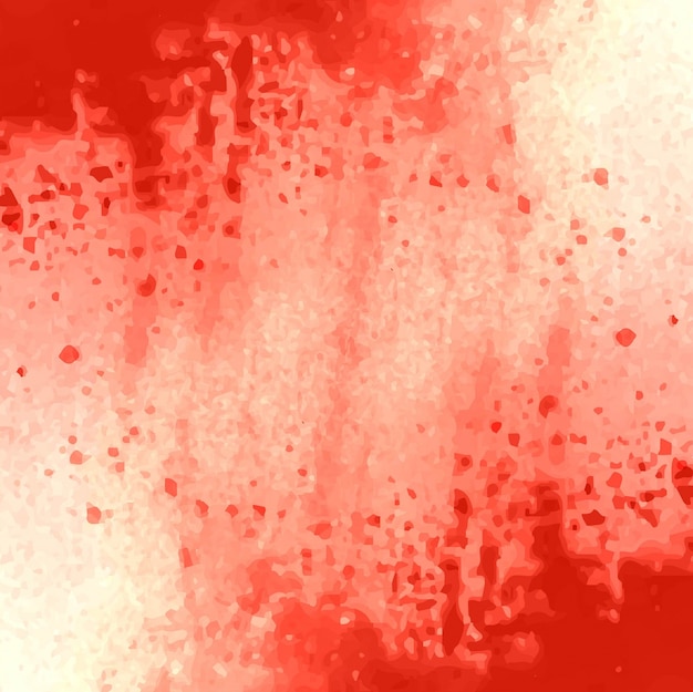 Free vector red watercolor texture with splashes