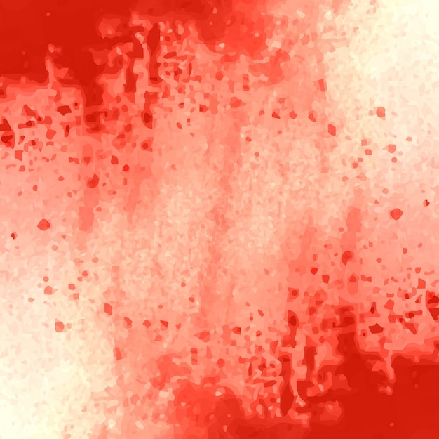 Red watercolor texture with splashes