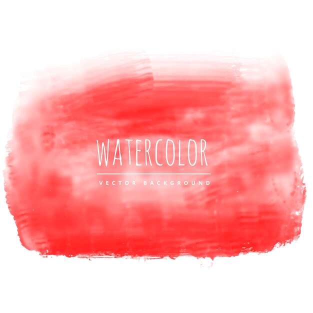 赤本物の水彩画ベクトル染色