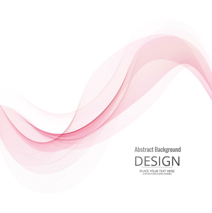 Free Vector red wavy background design