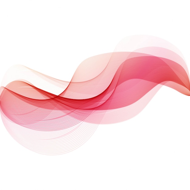 Free vector red wavy background