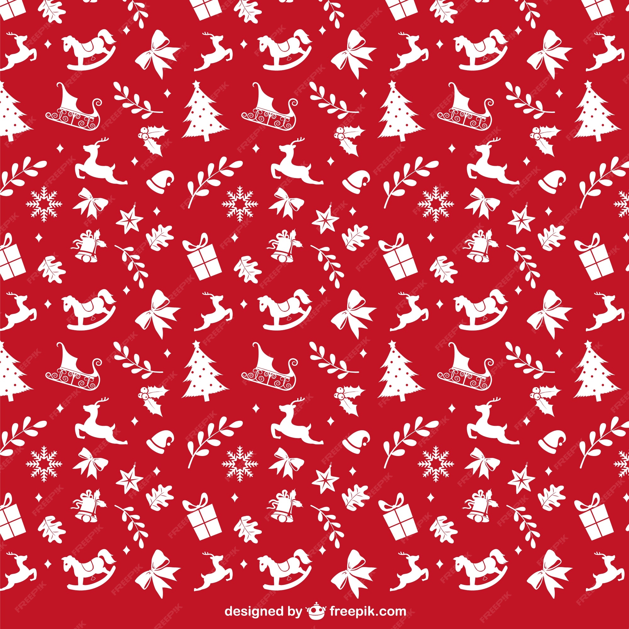 Red Christmas Pattern