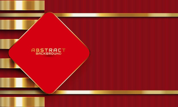 Red with gold ornament background