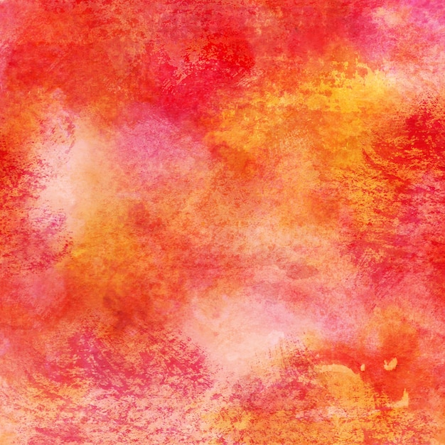 Free vector red and yellow watercolor background