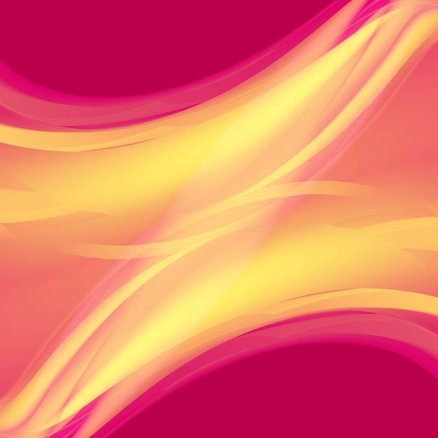 Red and yellow wavy background design