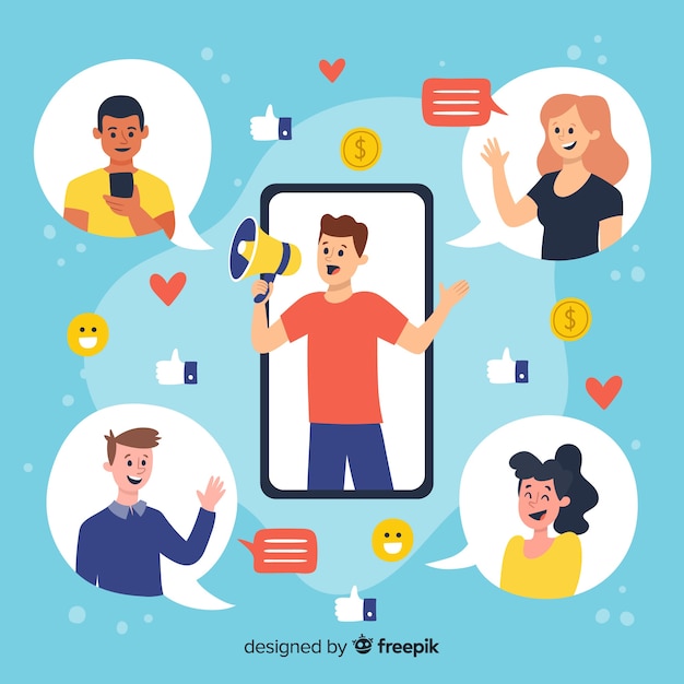 refer a friend concept illustrated