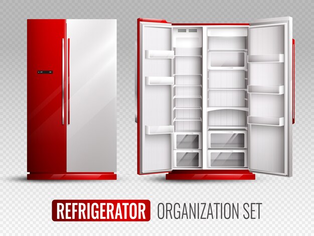 Refrigerator organization set