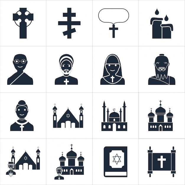 Free vector religious icons