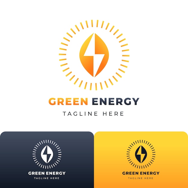 Renewable energy logo design