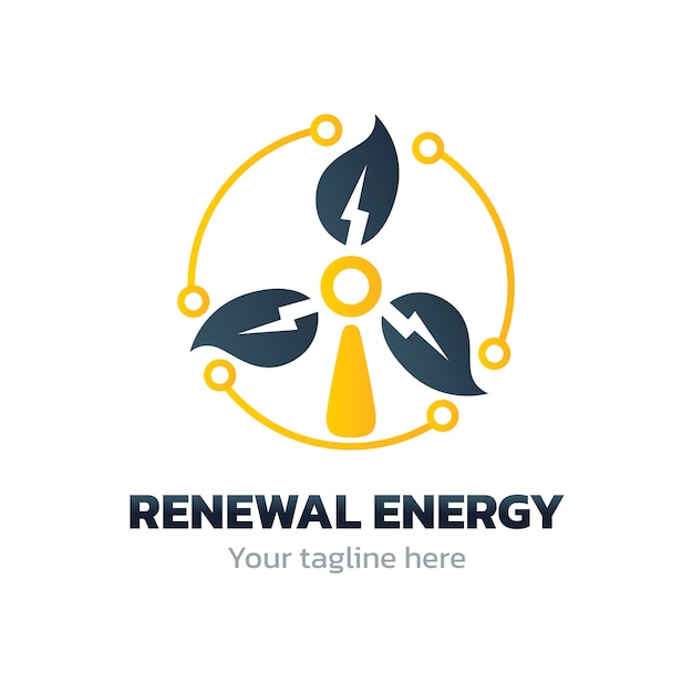 Renewable energy logo design