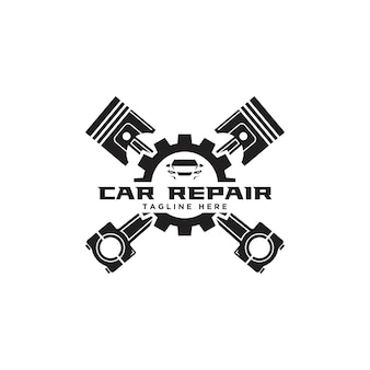 Repair service gear and pistons auto emblem