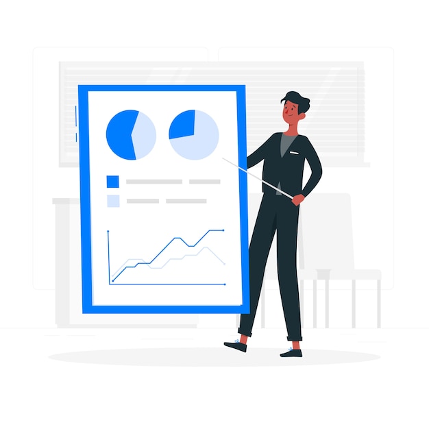 Free vector report concept illustration