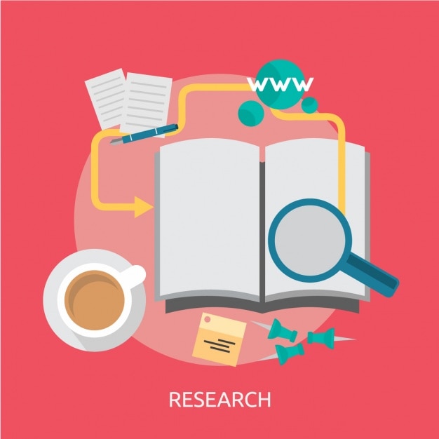 Free Vector research background design