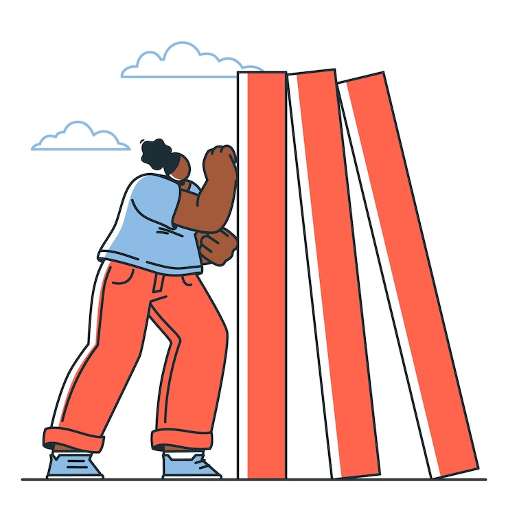 Free Vector resilience concept illustration