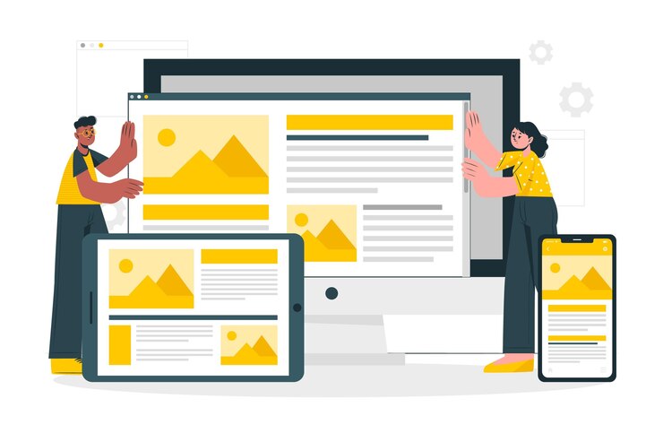 Responsive concept illustration