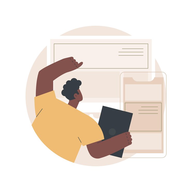 Free Vector responsive web design illustration
