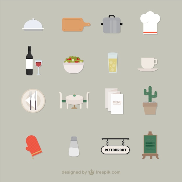 Restaurant icons